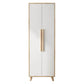 Armoire blanche moderne pour armoire en bois d'ingénierie à domicile avec portes à charnière