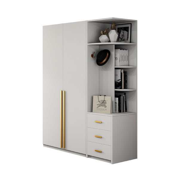Witte kleur houten garderobe eigentijdse stijl garderobe kast met lade