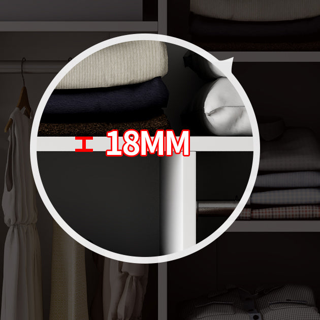 Witte kleur houten garderobe eigentijdse stijl garderobe kast met lade