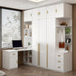 White Wooden Wardrobe Contemporary Style Wardrobe Closet with Drawer Clearhalo 'Armoires & Wardrobes' 'armoires_wardrobes' 'Bedroom Furniture' 'furn' 'furn_armoires_wardrobes' 'Furniture' 6107296