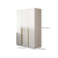 White Wooden Wardrobe Contemporary Style Wardrobe Closet with Drawer Clearhalo 'Armoires & Wardrobes' 'armoires_wardrobes' 'Bedroom Furniture' 'furn' 'furn_armoires_wardrobes' 'Furniture' 6107309