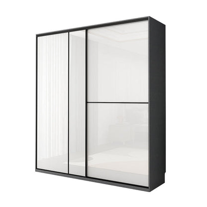 Witte kleur garderobe eigentijdse stijl houten garderobe kast met lade