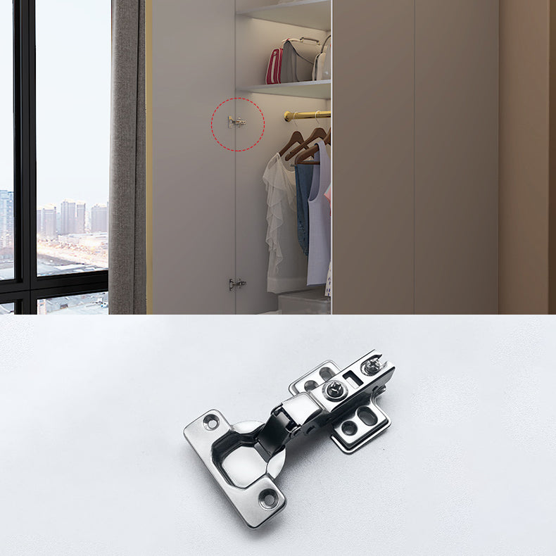 Armadio in legno di colore grigio armadio in stile contemporaneo con porta incernierata