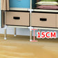 Contemporary Style Metal Wardrobe 3-drawer Wardrobe Closet for Bedroom