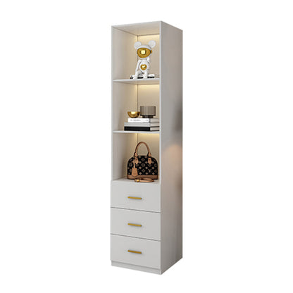 Modern Wooden Wardrobe White Colour Soft Close Drawer Wardrobe Closet for Home