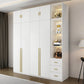 Modern Wooden Wardrobe White Colour Soft Close Drawer Wardrobe Closet for Home