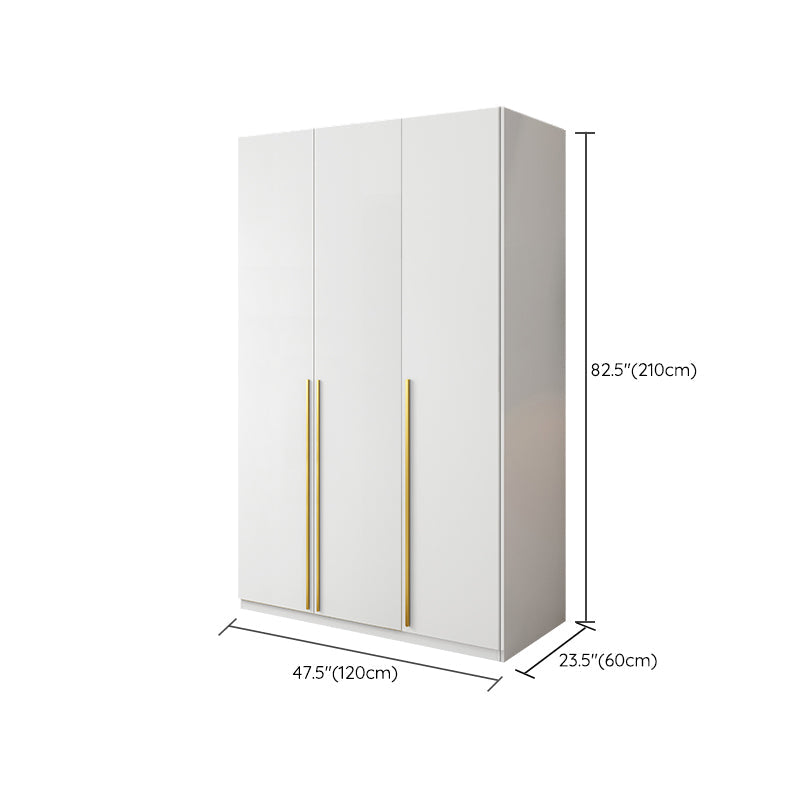 Modern Wooden Wardrobe White Colour Soft Close Drawer Wardrobe Closet for Home