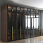 Modern Style Wooden Wardrobe Bedroom Wardrobe Closet with Garment Rod
