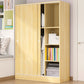 Modern Wardrobe Cabinet With Shelves Engineered Wood Wardrobe Closet Clearhalo 'Armoires & Wardrobes' 'armoires_wardrobes' 'Bedroom Furniture' 'furn' 'furn_armoires_wardrobes' 'Furniture' 6107431