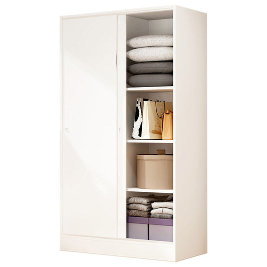 Modern Wardrobe Cabinet With Shelves Engineered Wood Wardrobe Closet Clearhalo 'Armoires & Wardrobes' 'armoires_wardrobes' 'Bedroom Furniture' 'furn' 'furn_armoires_wardrobes' 'Furniture' 6107434