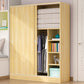 Modern Wardrobe Cabinet With Shelves Engineered Wood Wardrobe Closet Clearhalo 'Armoires & Wardrobes' 'armoires_wardrobes' 'Bedroom Furniture' 'furn' 'furn_armoires_wardrobes' 'Furniture' 6107452