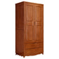 Matte Finish Rubberwood Storage Cabinet Traditional Cabinet for Home
