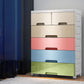 Modern Storage Cabinet with Drawer Plastic Wardrobe Armoire for Home