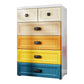 Armoire de rangement de 10 tirages armoire en plastique contemporain armoire