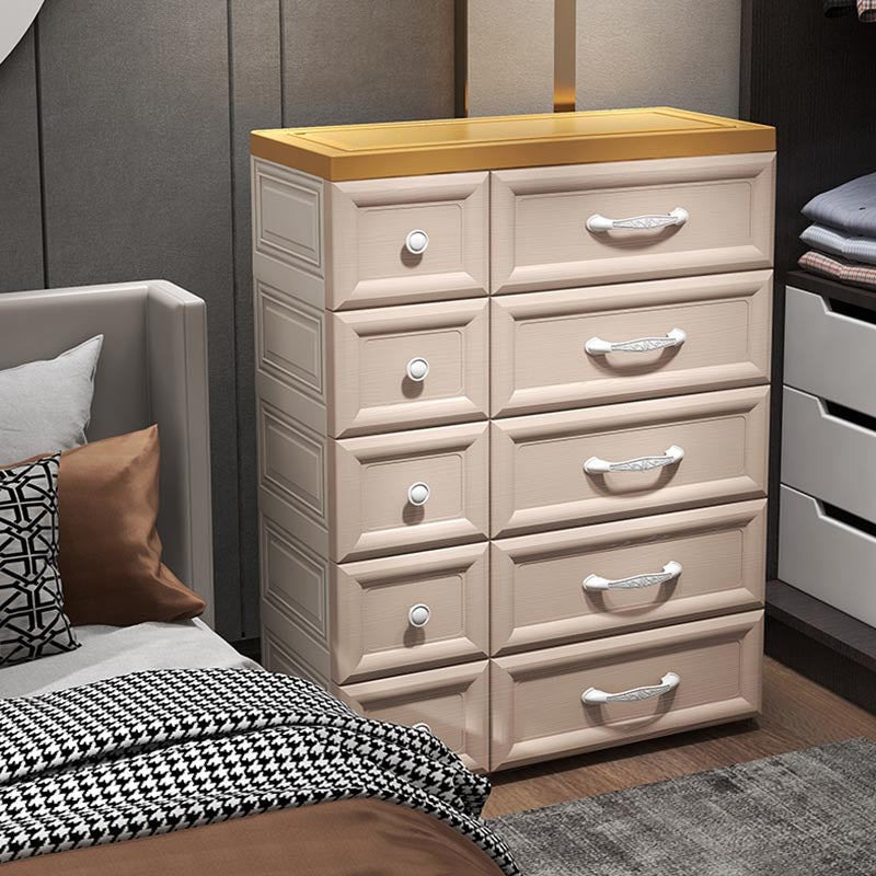 Armoire de rangement de 10 tirages armoire en plastique contemporain armoire