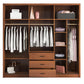 Brown Manufactured Wood Wardrobe Traditional Cabinet with Sliding Doors Clearhalo 'Armoires & Wardrobes' 'armoires_wardrobes' 'Bedroom Furniture' 'furn' 'furn_armoires_wardrobes' 'Furniture' 6107564