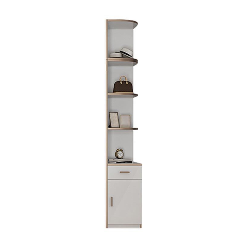 White Colour Wardrobe Armoire Contemporary Style Wooden Wardrobe Closet for Bedroom None Sideboard Clearhalo 'Armoires & Wardrobes' 'armoires_wardrobes' 'Bedroom Furniture' 'furn' 'furn_armoires_wardrobes' 'Furniture' 6107767