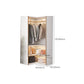 White Colour Wardrobe Armoire Contemporary Style Wooden Wardrobe Closet for Bedroom Clearhalo 'Armoires & Wardrobes' 'armoires_wardrobes' 'Bedroom Furniture' 'furn' 'furn_armoires_wardrobes' 'Furniture' 6107792