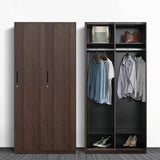 Armoire de rangement en métal moderne avec armoire de finition mate de tige de vêtement pour salle de bain