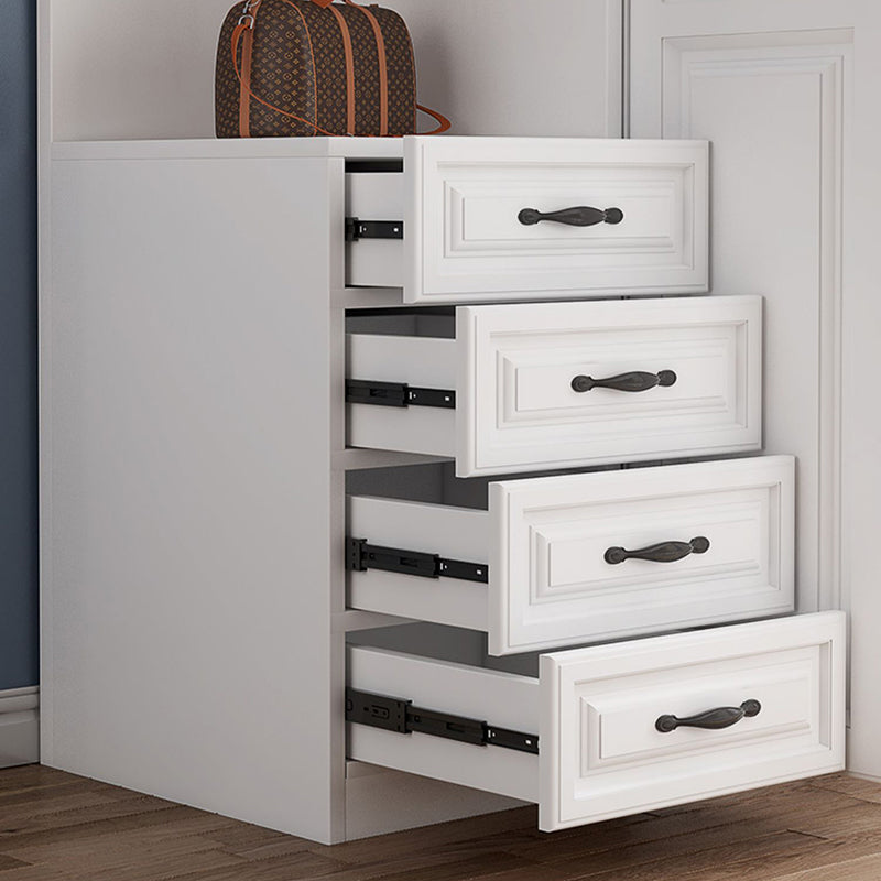 Armadio di colore bianco francese Country Armadio in legno per la camera da letto