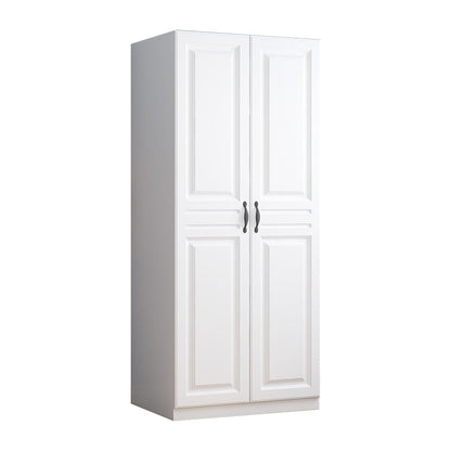 Armadio di colore bianco francese Country Armadio in legno per la camera da letto