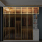 Modern Style Glass Wardrobe Bedroom Wardrobe Closet with Drawer Clearhalo 'Armoires & Wardrobes' 'armoires_wardrobes' 'Bedroom Furniture' 'furn' 'furn_armoires_wardrobes' 'Furniture' 6107934