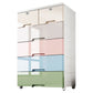Moderne plastic opbergkast met lade niet-hangende garderobe armoire