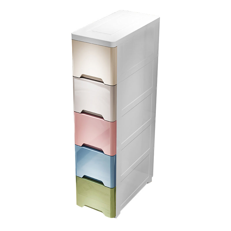 Moderne plastic opbergkast met lade niet-hangende garderobe armoire