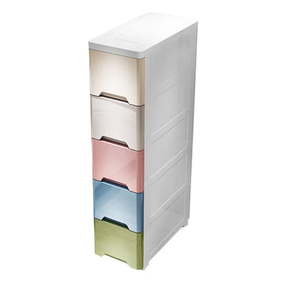 Moderne plastic opbergkast met lade niet-hangende garderobe armoire