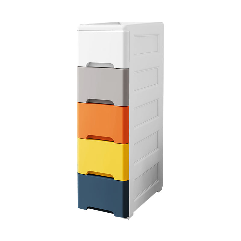 Moderne plastic opbergkast met lade niet-hangende garderobe armoire
