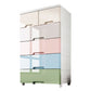 Moderne plastic opbergkast met lade niet-hangende garderobe armoire
