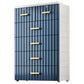 6-drawer Modern Plastic Storage Cabinet Non-Hanging Wardrobe Armoire