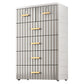 6-drawer Modern Plastic Storage Cabinet Non-Hanging Wardrobe Armoire