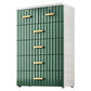 6-drawer Modern Plastic Storage Cabinet Non-Hanging Wardrobe Armoire