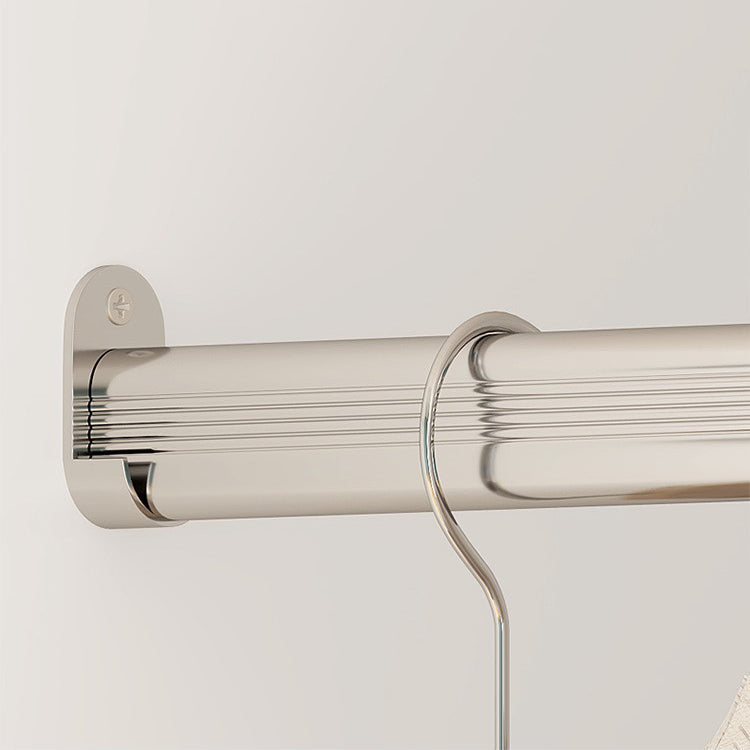 Gabinete de almacenamiento de puerta con bisagras de dormitorio gabinete moderno de madera fabricada con varilla de ropa