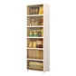 5-Door Storage Cabinet with Legs Contemporary Non-Hanging Armoire