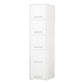 5-Door Storage Cabinet with Legs Contemporary Non-Hanging Armoire