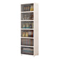 5-Door Storage Cabinet with Legs Contemporary Non-Hanging Armoire