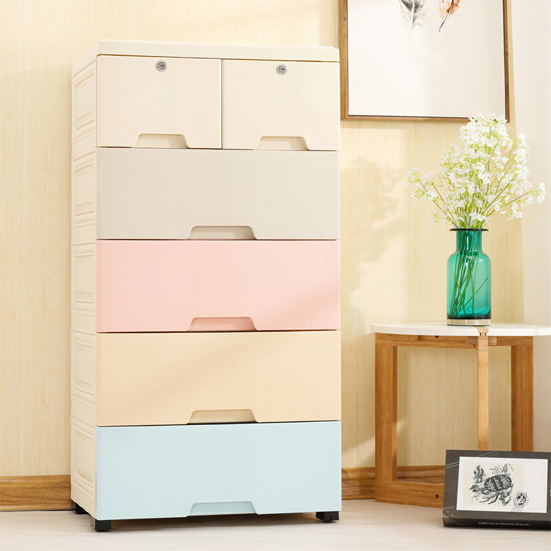 Plastic Storage Cabinet with Lock Contemporary Non-Hanging Armoire