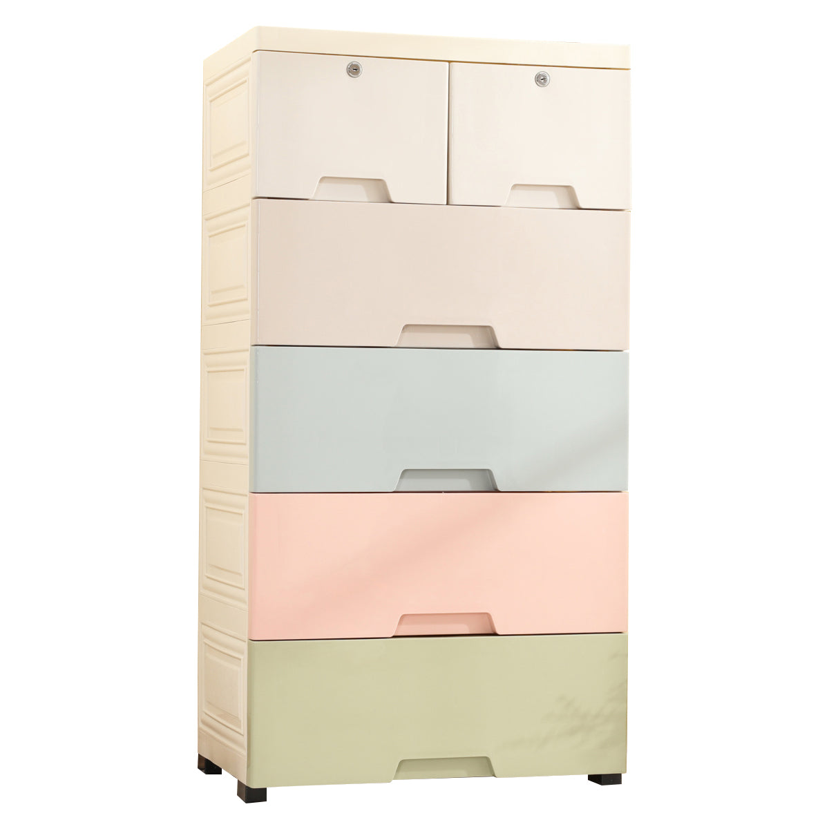 Plastic Storage Cabinet with Lock Contemporary Non-Hanging Armoire