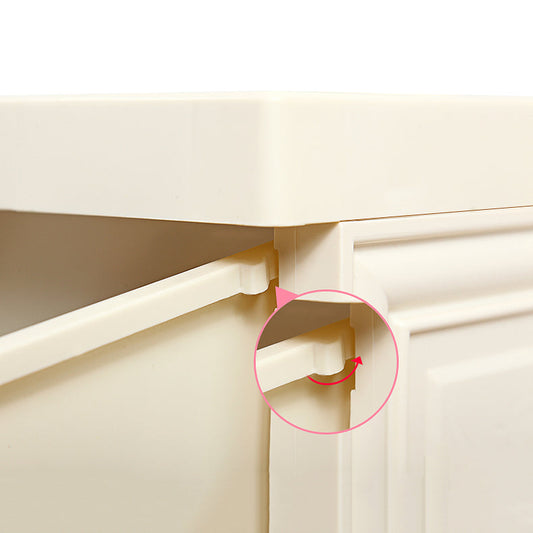 Plastic Storage Cabinet with Lock Contemporary Non-Hanging Armoire