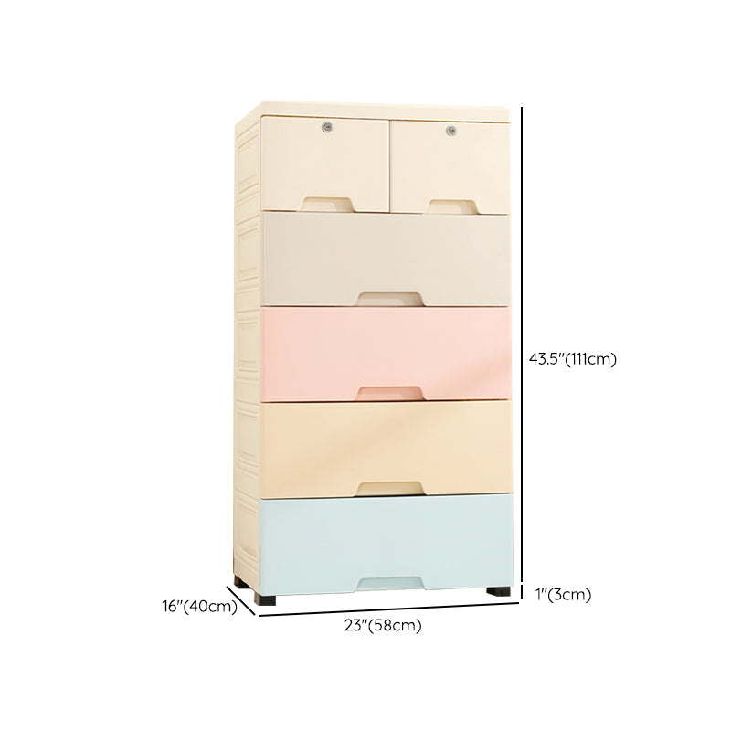 Plastic Storage Cabinet with Lock Contemporary Non-Hanging Armoire