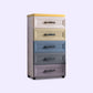 Contemporary Plastic Storage Cabinet Non-Hanging Armoire for Home Clearhalo 'Armoires & Wardrobes' 'armoires_wardrobes' 'Bedroom Furniture' 'furn' 'furn_armoires_wardrobes' 'Furniture' 6108139