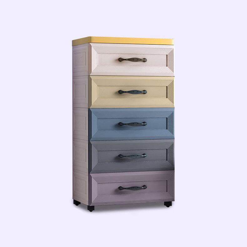 Contemporary Plastic Storage Cabinet Non-Hanging Armoire for Home Clearhalo 'Armoires & Wardrobes' 'armoires_wardrobes' 'Bedroom Furniture' 'furn' 'furn_armoires_wardrobes' 'Furniture' 6108139