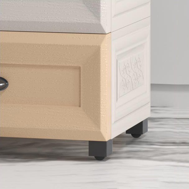 Contemporary Plastic Storage Cabinet Non-Hanging Armoire for Home Clearhalo 'Armoires & Wardrobes' 'armoires_wardrobes' 'Bedroom Furniture' 'furn' 'furn_armoires_wardrobes' 'Furniture' 6108141