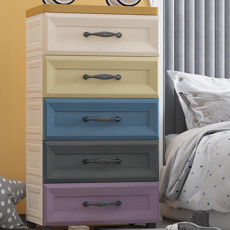 Contemporary Plastic Storage Cabinet Non-Hanging Armoire for Home Clearhalo 'Armoires & Wardrobes' 'armoires_wardrobes' 'Bedroom Furniture' 'furn' 'furn_armoires_wardrobes' 'Furniture' 6108146