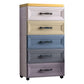 Contemporary Plastic Storage Cabinet Non-Hanging Armoire for Home 22.8"L x 13.8"W x 40.2"H Blue-Purple-Yellow Clearhalo 'Armoires & Wardrobes' 'armoires_wardrobes' 'Bedroom Furniture' 'furn' 'furn_armoires_wardrobes' 'Furniture' 6108155