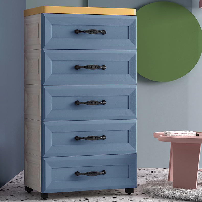 Contemporary Plastic Storage Cabinet Non-Hanging Armoire for Home Clearhalo 'Armoires & Wardrobes' 'armoires_wardrobes' 'Bedroom Furniture' 'furn' 'furn_armoires_wardrobes' 'Furniture' 6108157