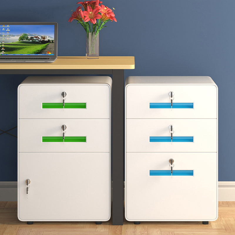 Archivo vertical Babyet Contemporáneo Archivo resistente al fuego de metal con cajones