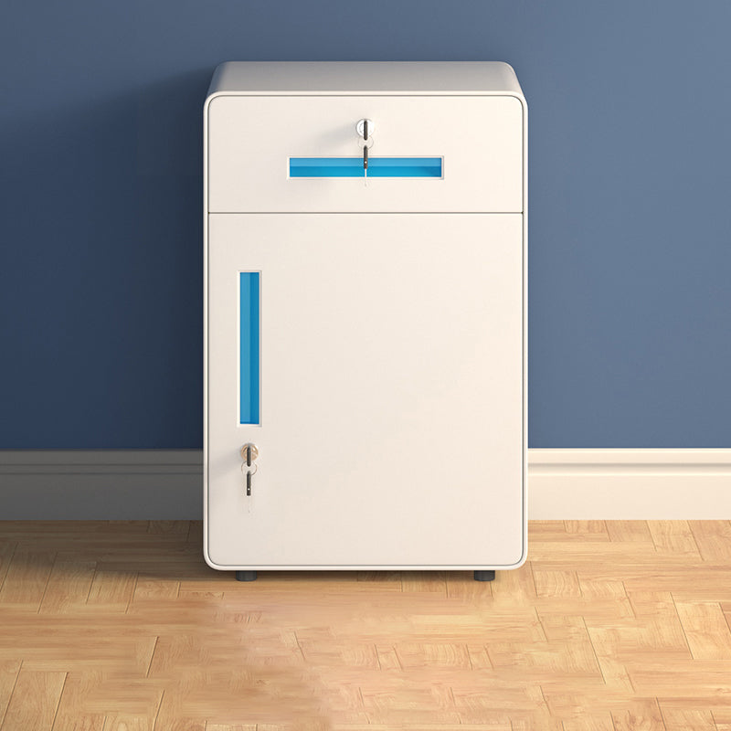 Archivo vertical Babyet Contemporáneo Archivo resistente al fuego de metal con cajones